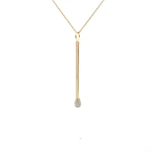 Matchstick Necklace