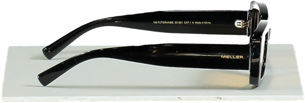 MELLER Black / Orange Kisai Rectangle Sunglasses