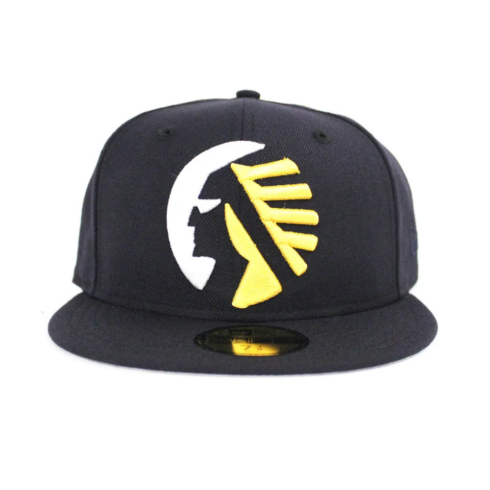 Memphis Chicks New Era 59fifty Fitted Hat (Jordan Retro 12 Michigan Navy White Yellow Gray Under Brim)