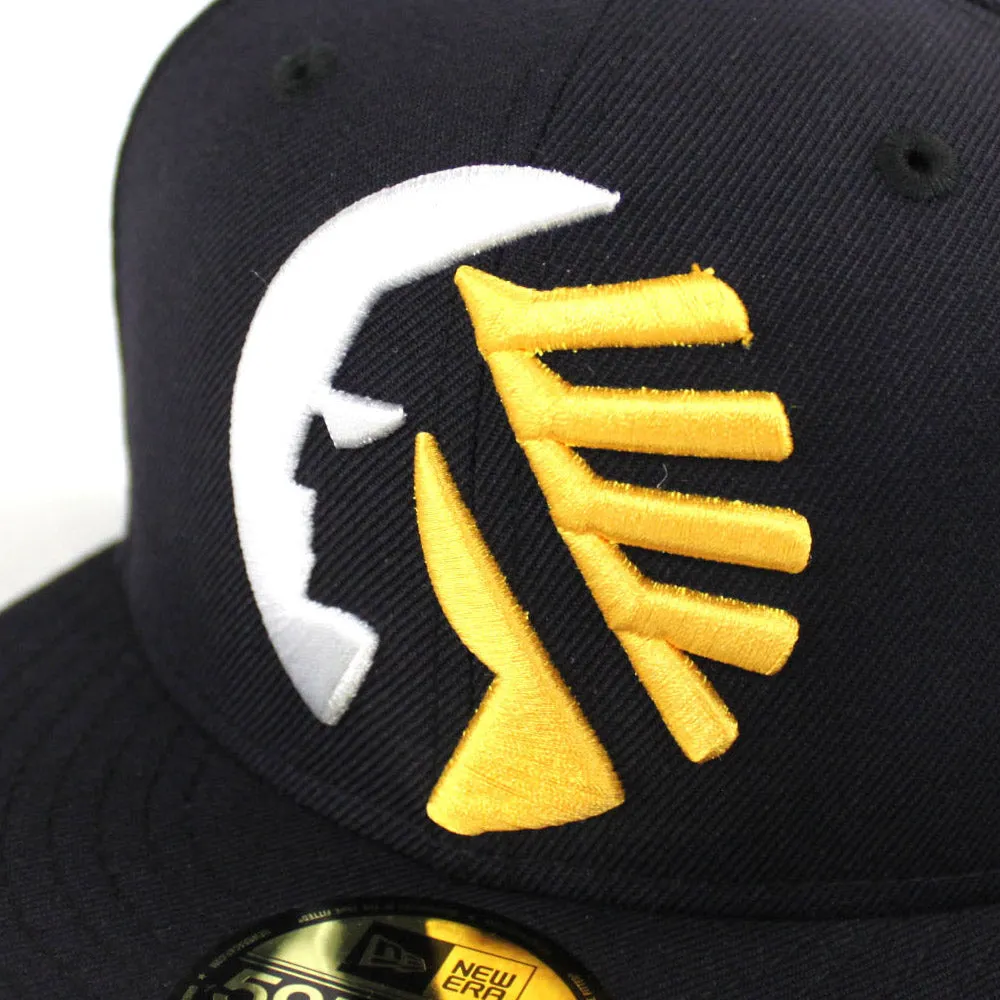 Memphis Chicks New Era 59fifty Fitted Hat (Jordan Retro 12 Michigan Navy White Yellow Gray Under Brim)