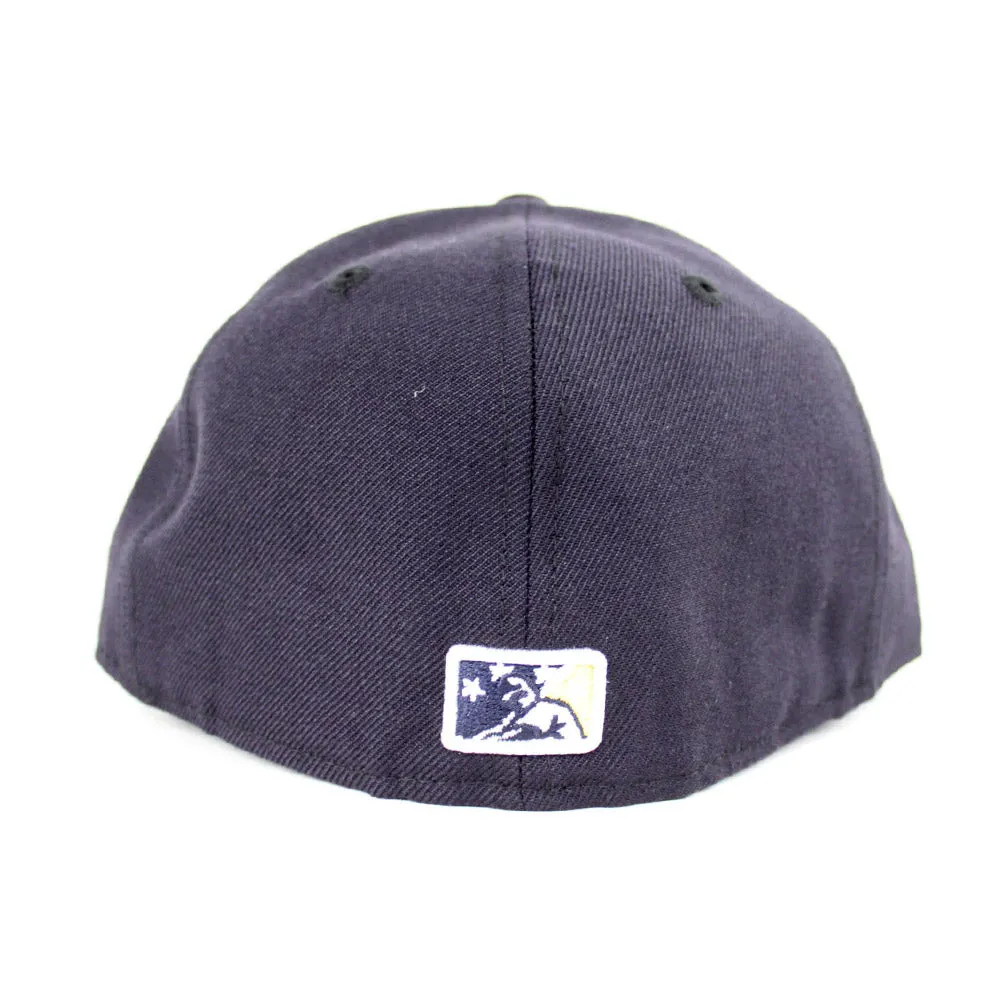 Memphis Chicks New Era 59fifty Fitted Hat (Jordan Retro 12 Michigan Navy White Yellow Gray Under Brim)