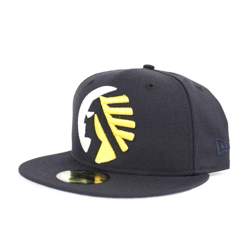 Memphis Chicks New Era 59fifty Fitted Hat (Jordan Retro 12 Michigan Navy White Yellow Gray Under Brim)