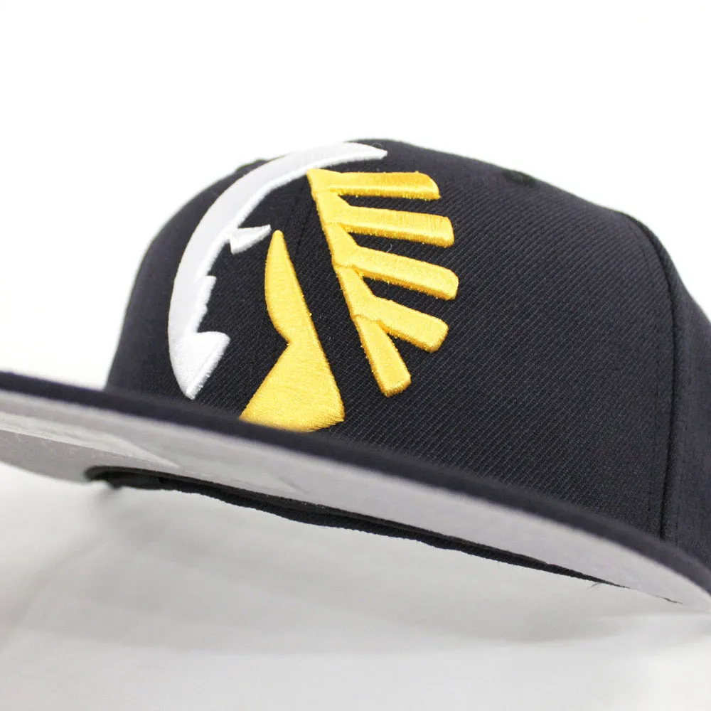 Memphis Chicks New Era 59fifty Fitted Hat (Jordan Retro 12 Michigan Navy White Yellow Gray Under Brim)