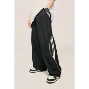 Men's Casual Wide Leg Baggy Pants | Low Rise