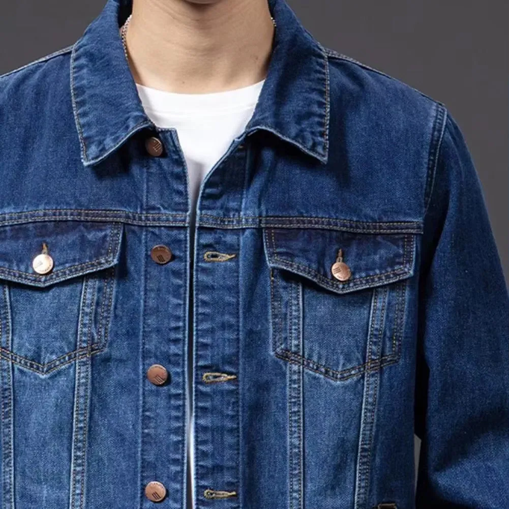 Men's Classic Vintage Button Down Jacket | Front Pocket
