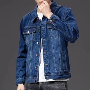 Men's Classic Vintage Button Down Jacket | Front Pocket