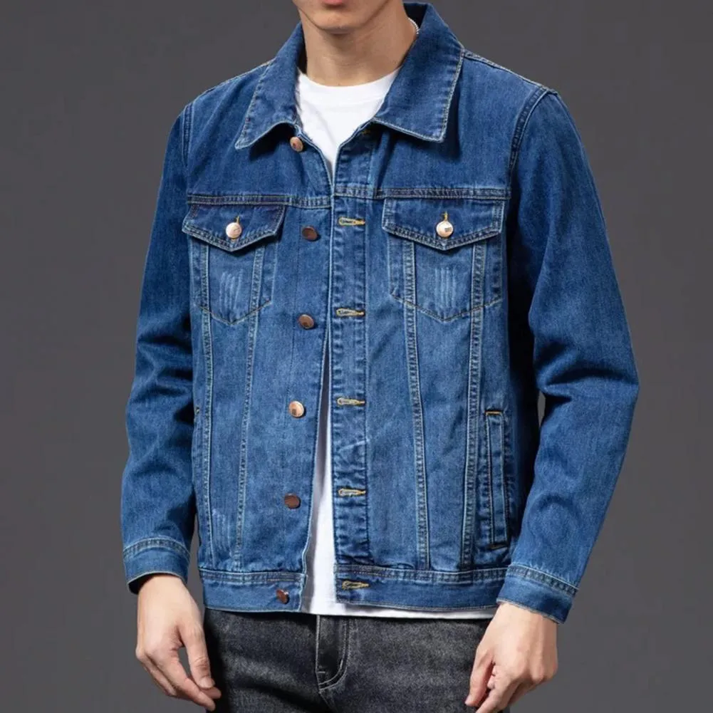 Men's Classic Vintage Button Down Jacket | Front Pocket