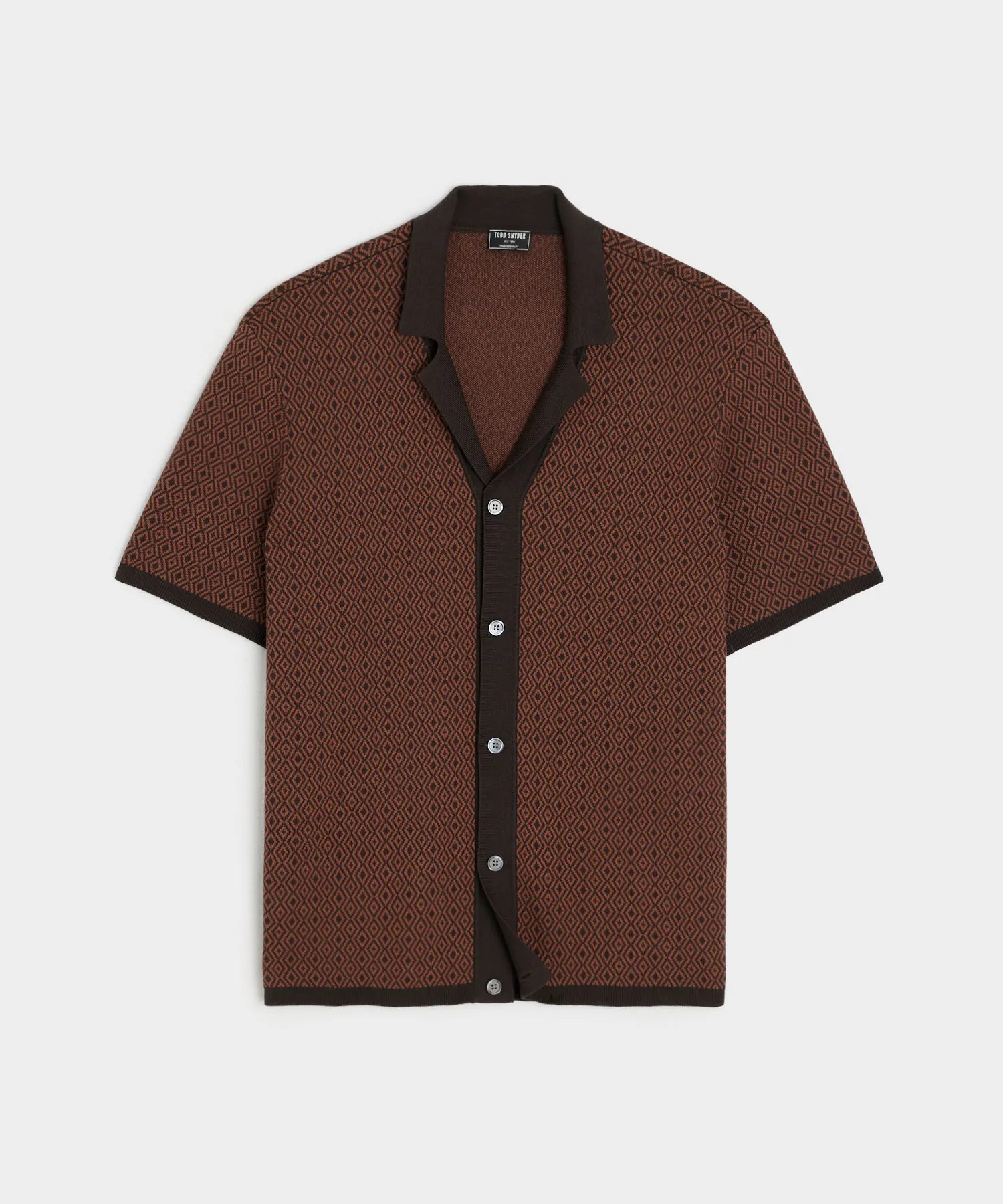 Micro Diamond Bungalow Sweater Polo