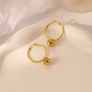【Mihmily】Lantern Earrings - Metal Hollow, Retro Personalized Design, Perfect Gift