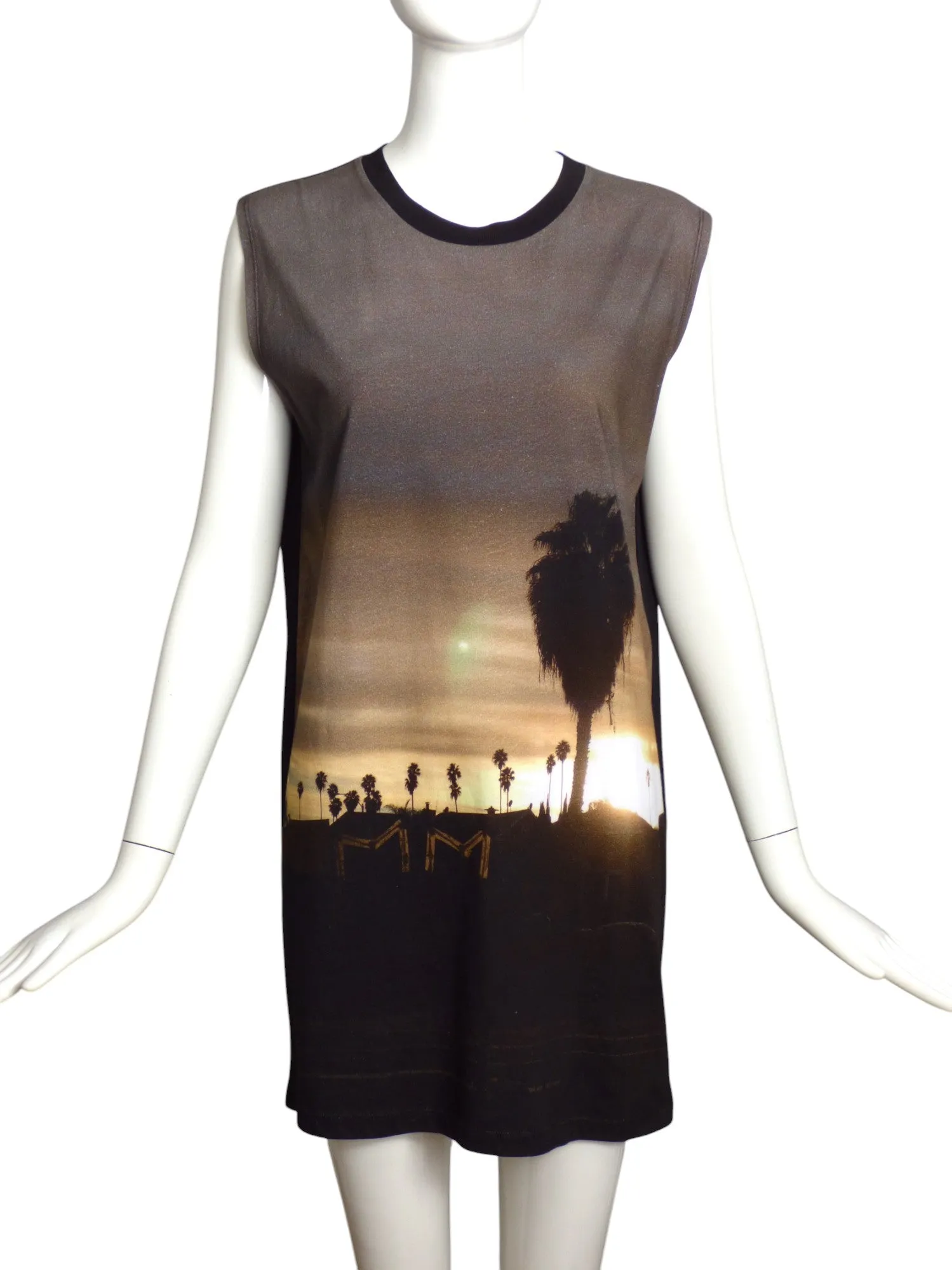 MM6- NWT Graphic Print Jersey Dress, Size 6