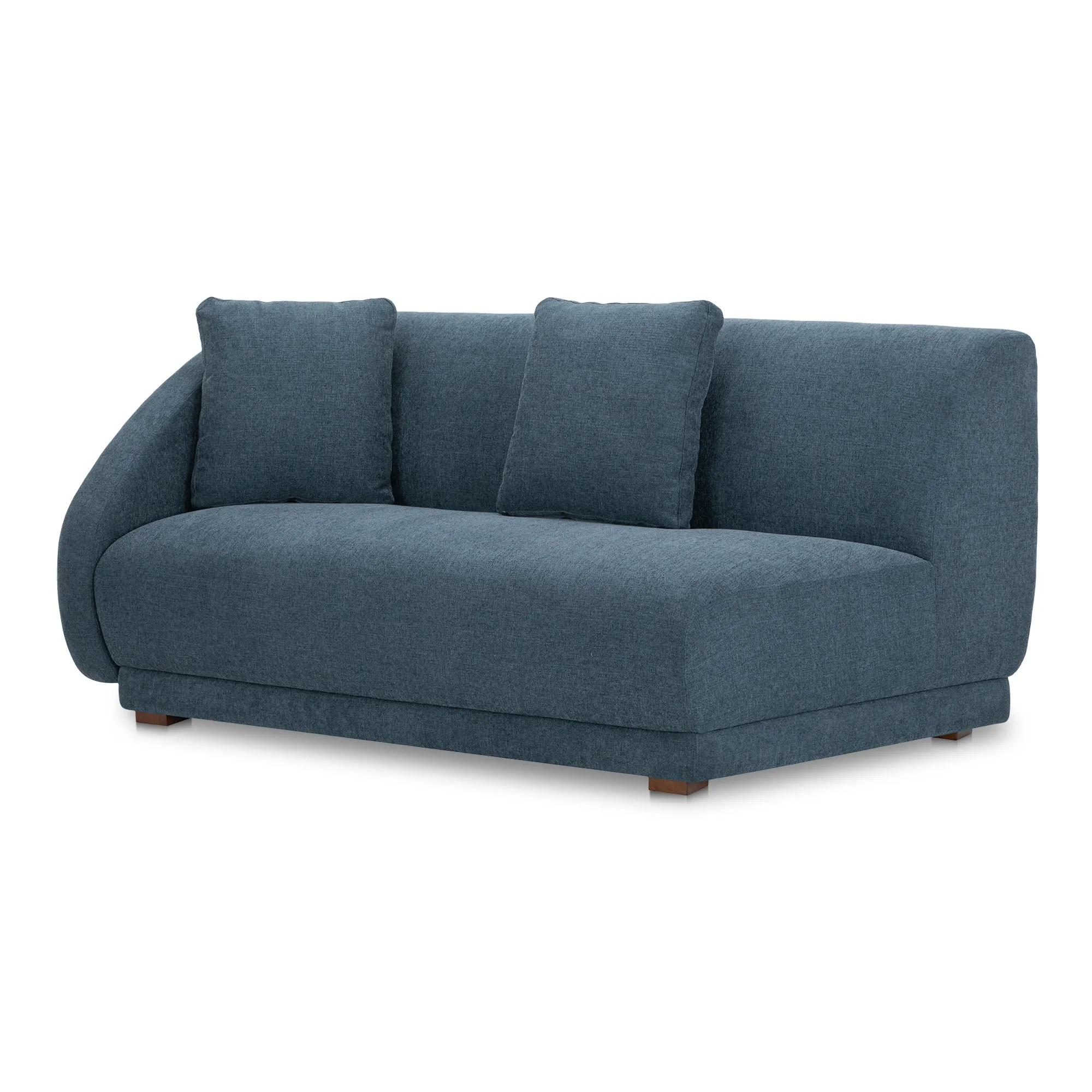 Modern Armchair with Rearward Facing Design