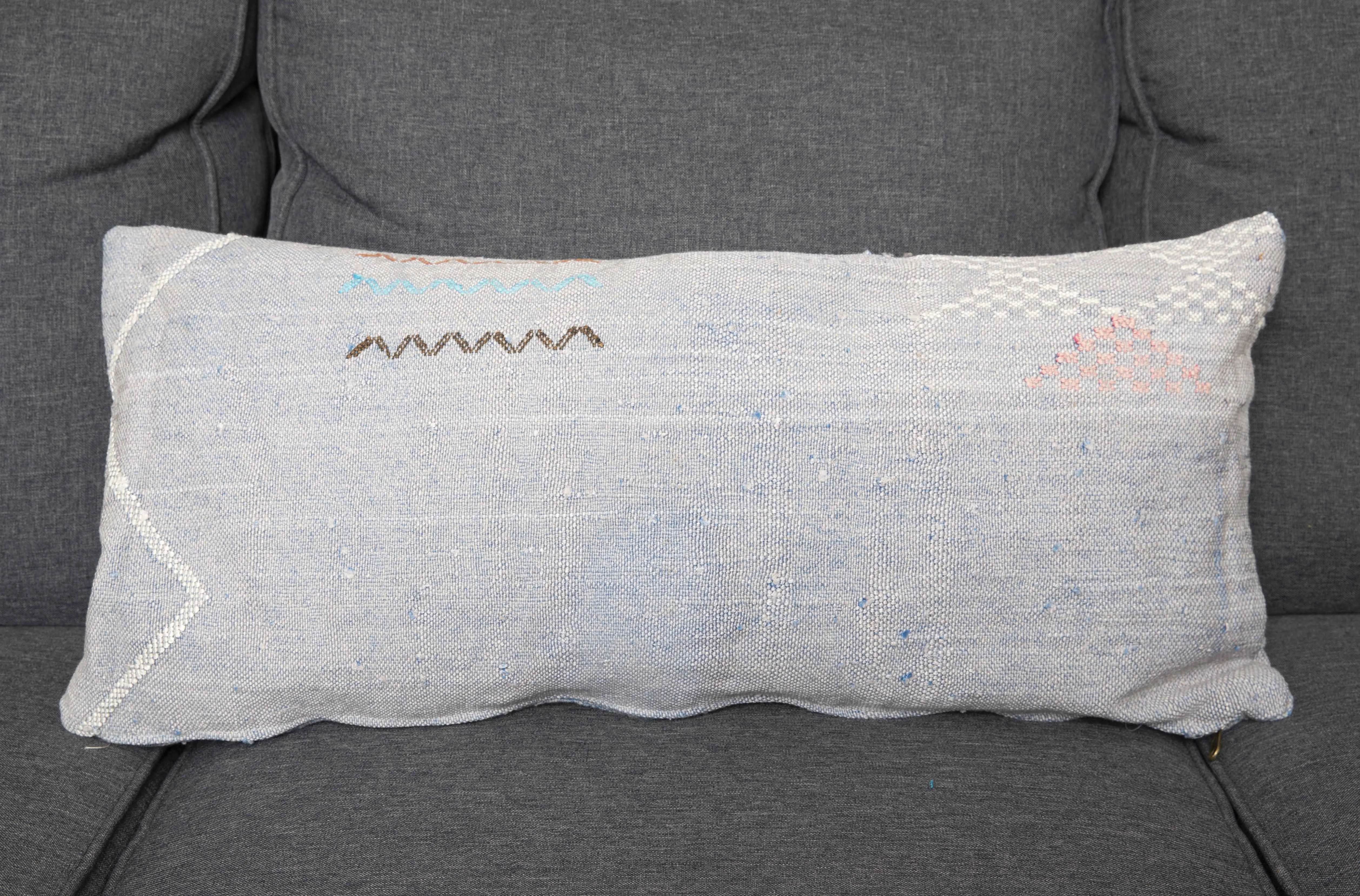 Moroccan Sabra Cactus Silk Lumbar Pillow Cover
