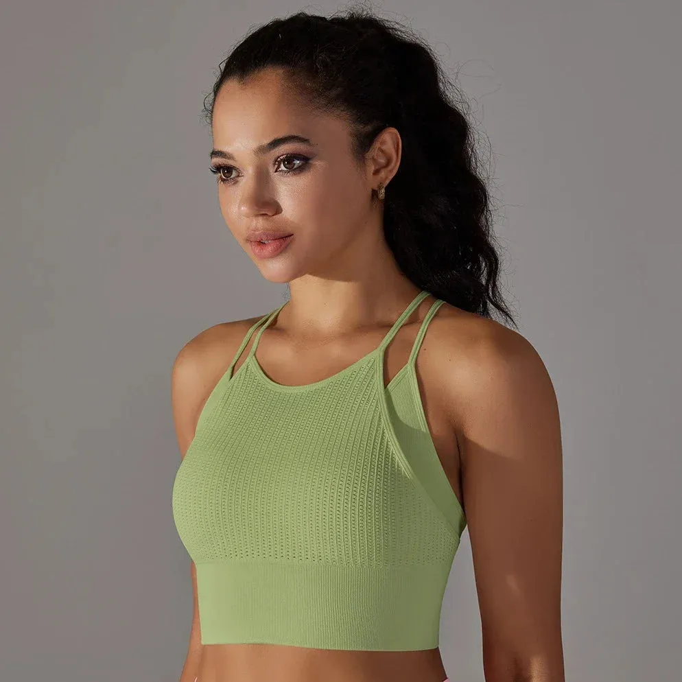 Move Like Diva Seamless Gym Sports Bra