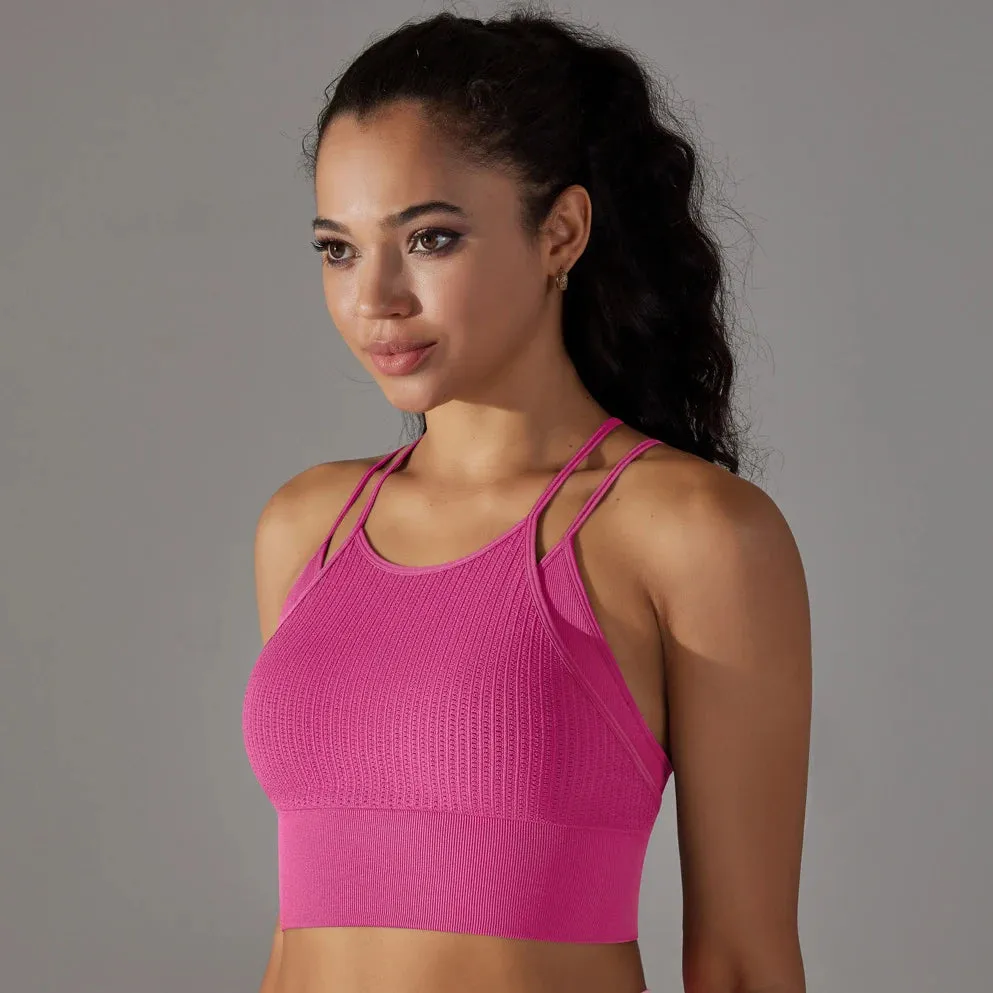 Move Like Diva Seamless Gym Sports Bra