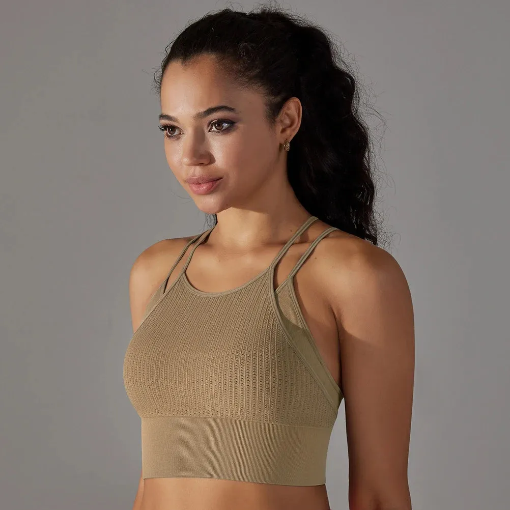 Move Like Diva Seamless Gym Sports Bra