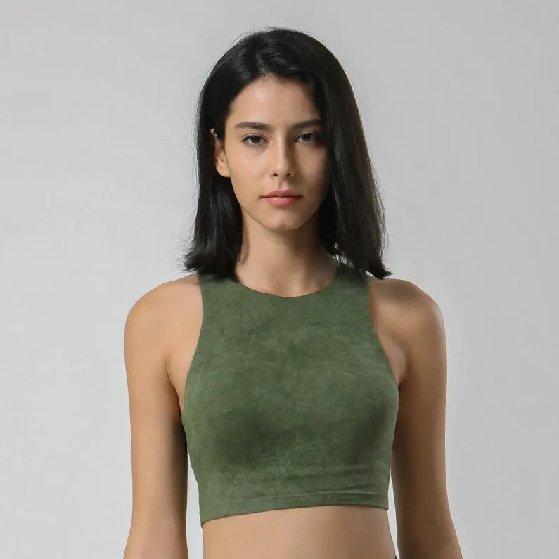 Move Like Diva Seamless Push-Up Fitness Sports Bra