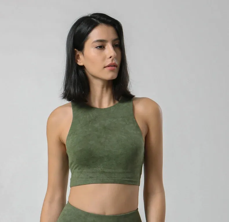 Move Like Diva Seamless Push-Up Fitness Sports Bra