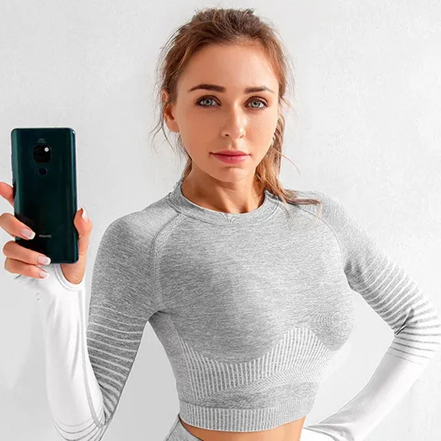 Move Like Diva Women's Seamless Yoga Sports Suits Set