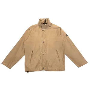 Navigare Brown Rain Jacket | Vintage Mens High End Luxury Designer Coat Medium
