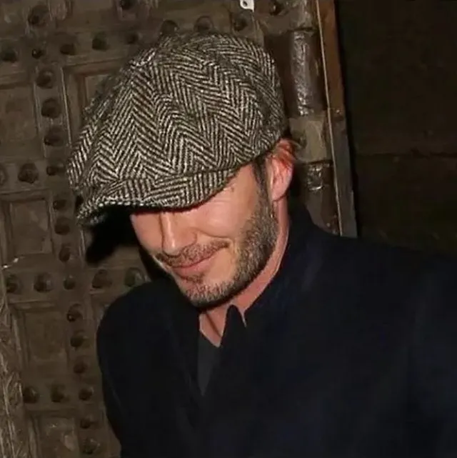 ??NEW YEAR SALE?? Vintage Herringbone Octagon Cap