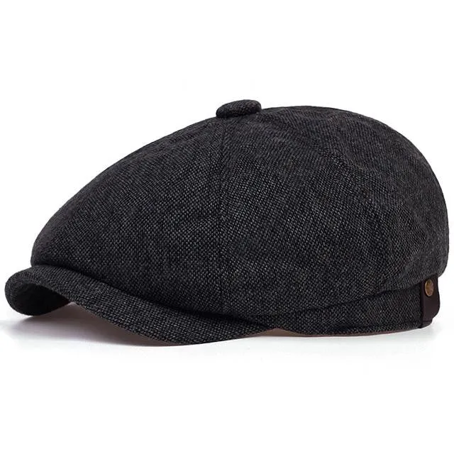 ??NEW YEAR SALE?? Vintage Herringbone Octagon Cap