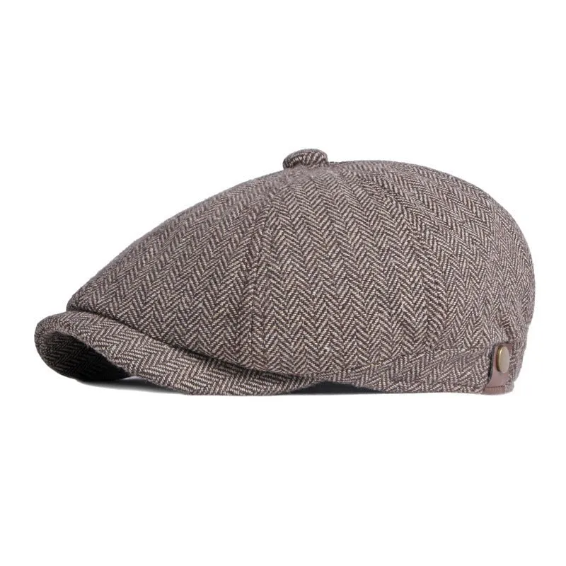 ??NEW YEAR SALE?? Vintage Herringbone Octagon Cap