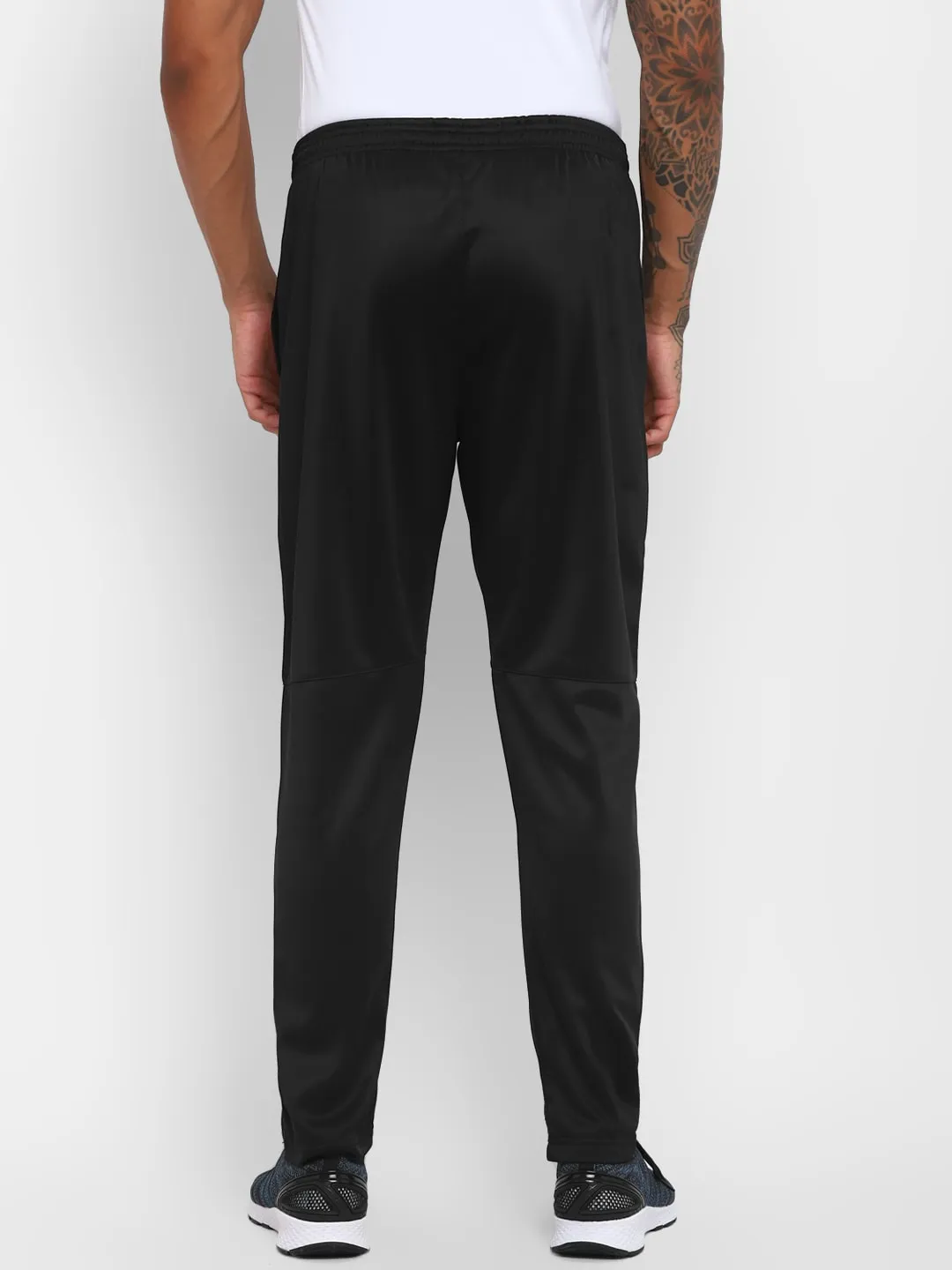 Nivia SuperPoly Lower for Men/Knitted heavy Polyester lower with Zipper Pocketfor Men - Black