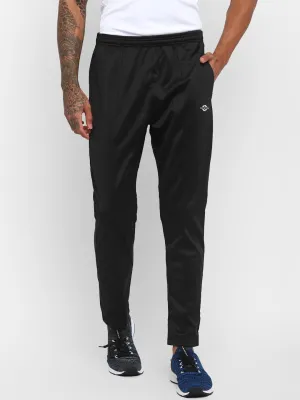 Nivia SuperPoly Lower for Men/Knitted heavy Polyester lower with Zipper Pocketfor Men - Black