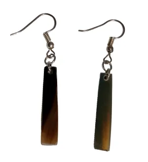 Nouveau Horn Dangle Earrings