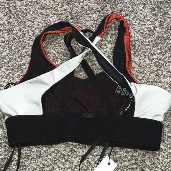 NWT KORAL ENDPOINT ROUGE/SILVER SPORTS BRA Z21-18