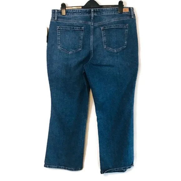 NWT Sofia Jeans Mayra High Waist Crop Kick Flare Jeans Women‘a Plus size 22 3X