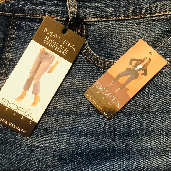 NWT Sofia Jeans Mayra High Waist Crop Kick Flare Jeans Women‘a Plus size 22 3X