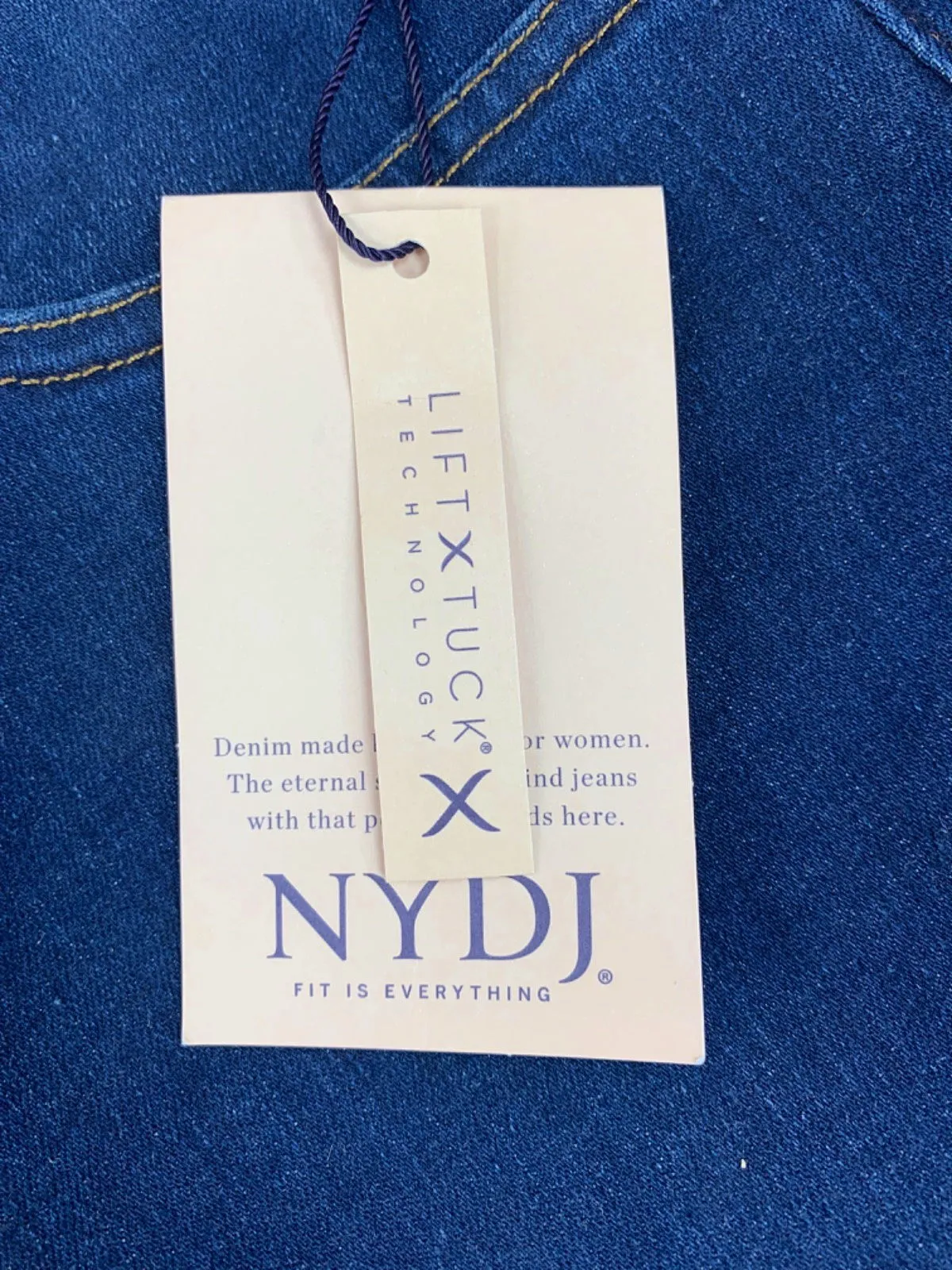 NYDJ Blue AMI Skinny Jeans Size UK 14