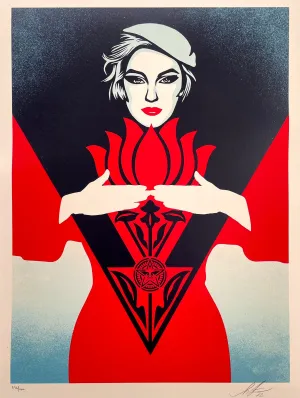Obey Noir Flower Woman (Red)