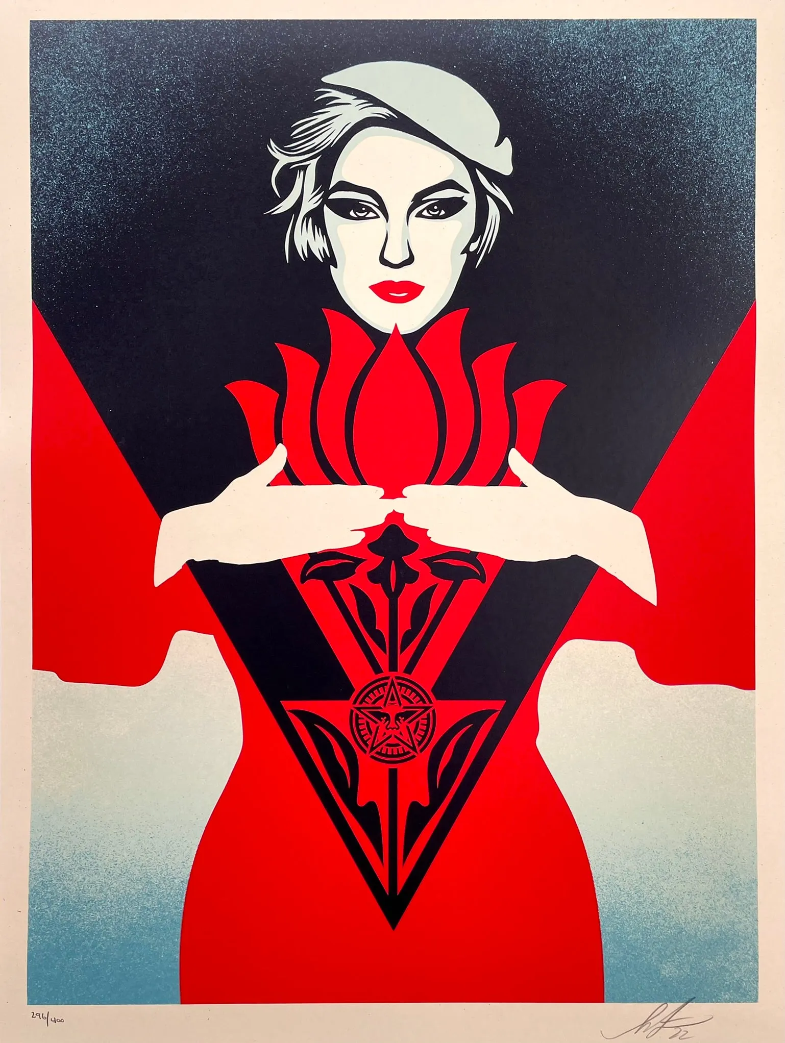 Obey Noir Flower Woman (Red)