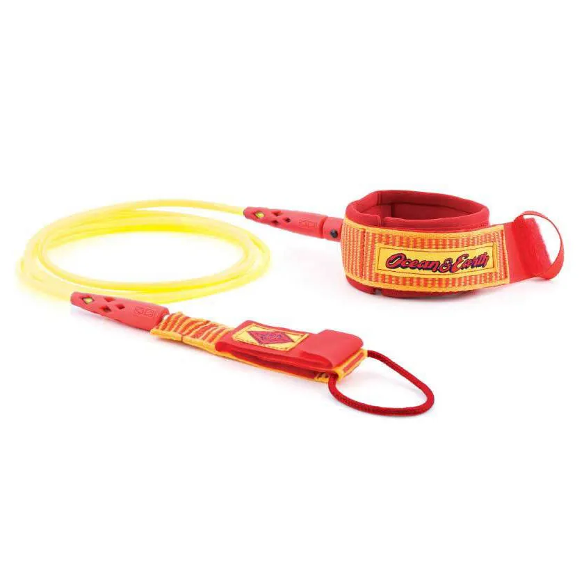 Ocean & Earth Moulded Regular Heritage Leash (9ft-Yellow)