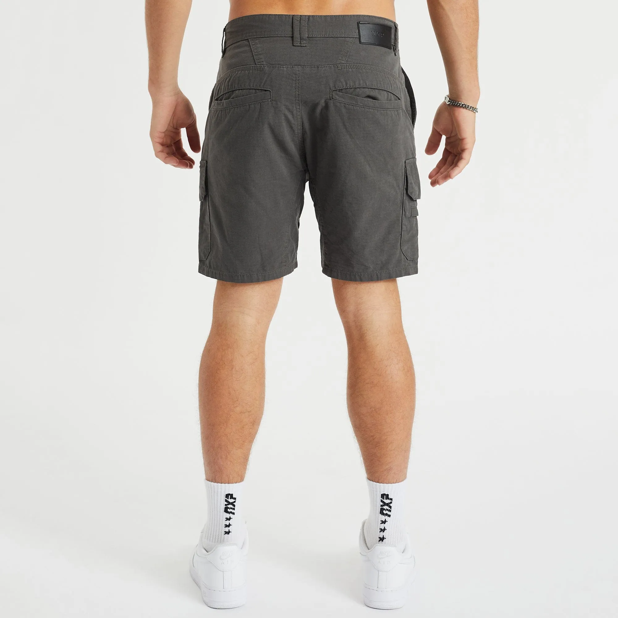 Overland Cargo Short Charcoal