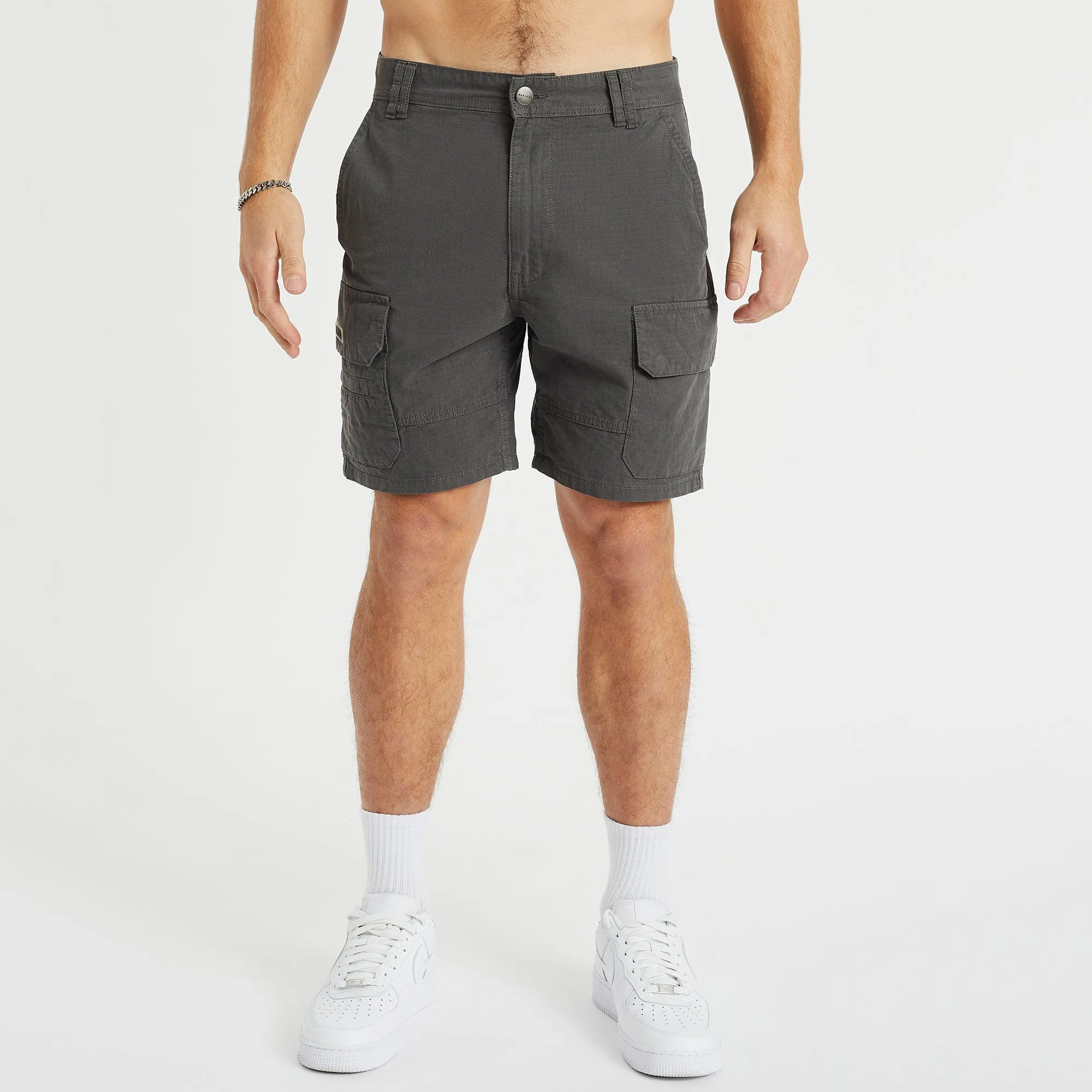 Overland Cargo Short Charcoal