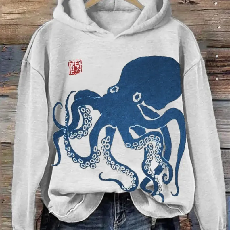 Oversized Casual Hoodie for Women with Hood