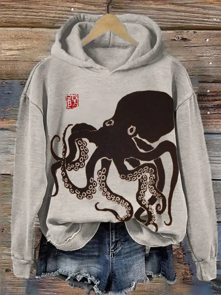 Oversized Casual Hoodie for Women with Hood