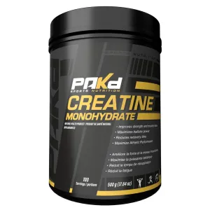 PAKd Sports Nutrition Creatine Monohydrate 500 Grams