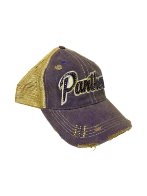 Panthers Purple Bling Hat