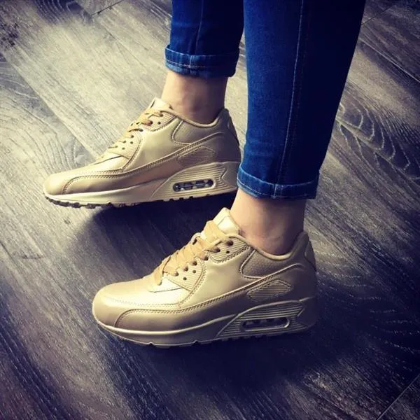 Pantofi sport Luxury - muddy gold