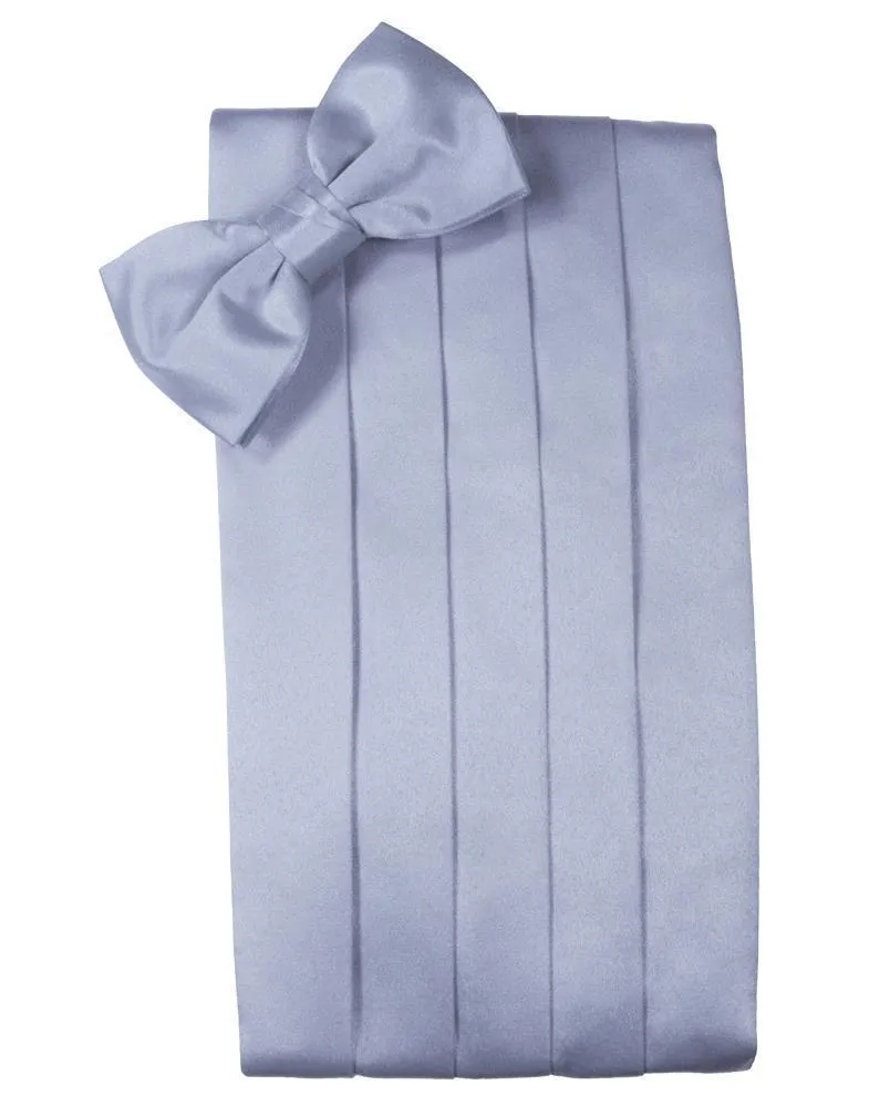 Periwinkle Luxury Satin Cummerbund