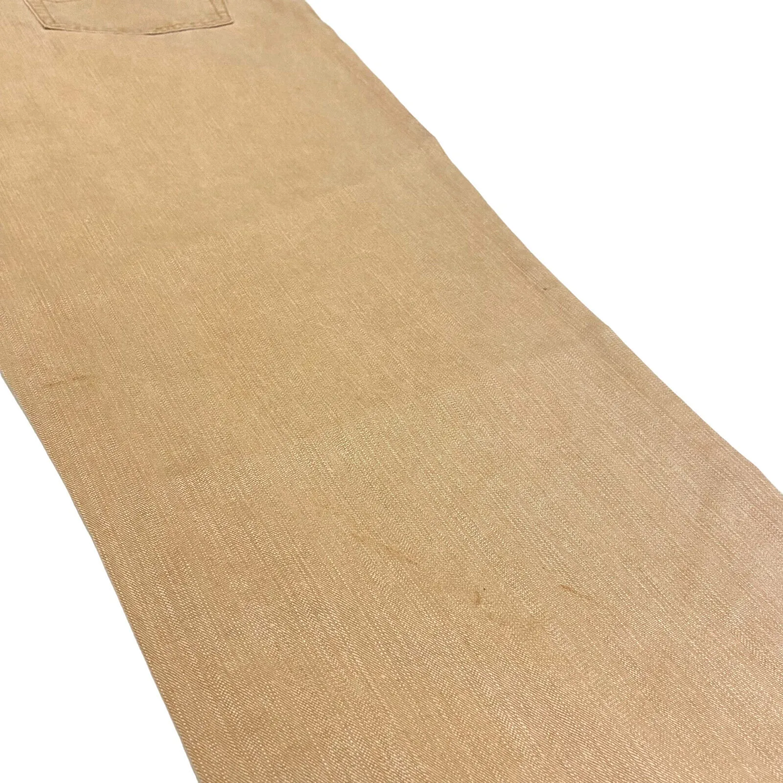 Pierre Cardin Cropped Jeans | Vintage High End Luxury Designer Denim Beige Tan