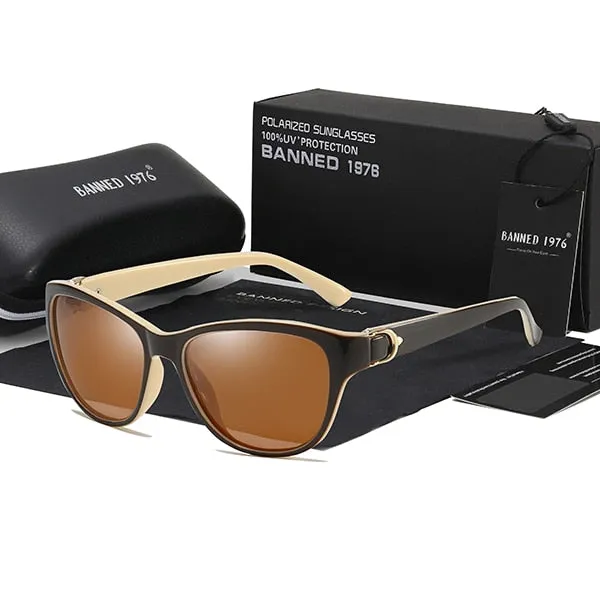 Polarized Women's Luxury Brand Design Driving sunglasses
