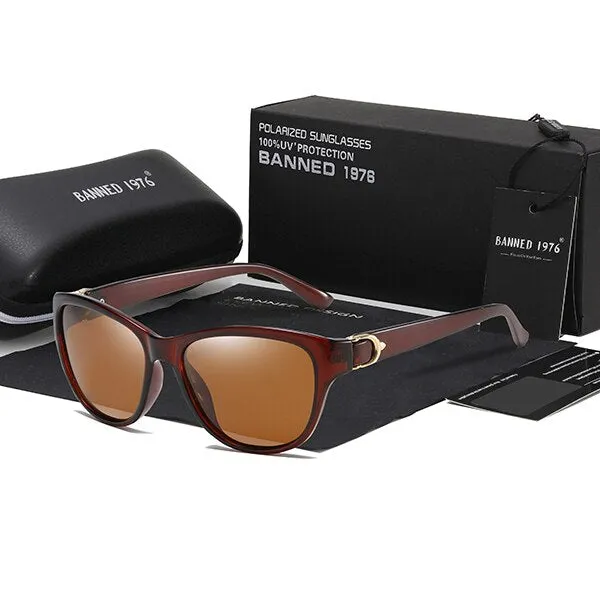 Polarized Women's Luxury Brand Design Driving sunglasses