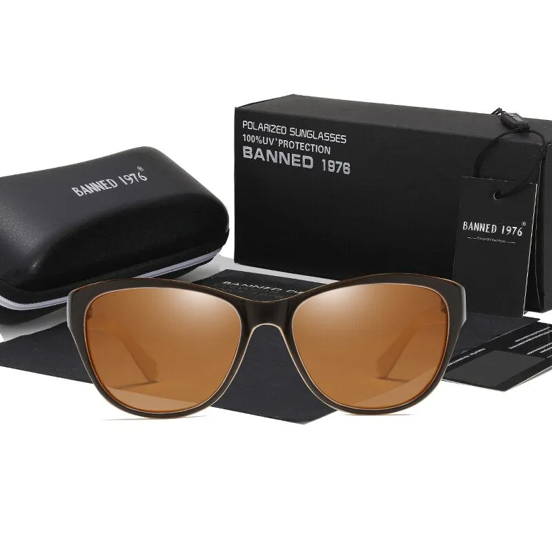 Polarized Women's Luxury Brand Design Driving sunglasses