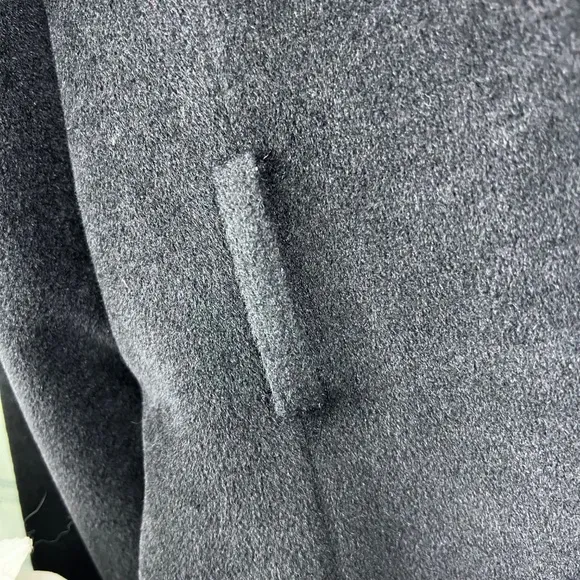 •|•PRESTON &amp; YORK•| Angora   Wool Full Length Coat Black Size 8