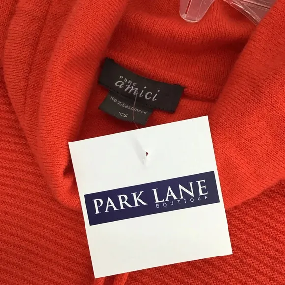 Pure AMICI Women’s 100% Cashmere Pullover Sweater Casual NWT Size XS